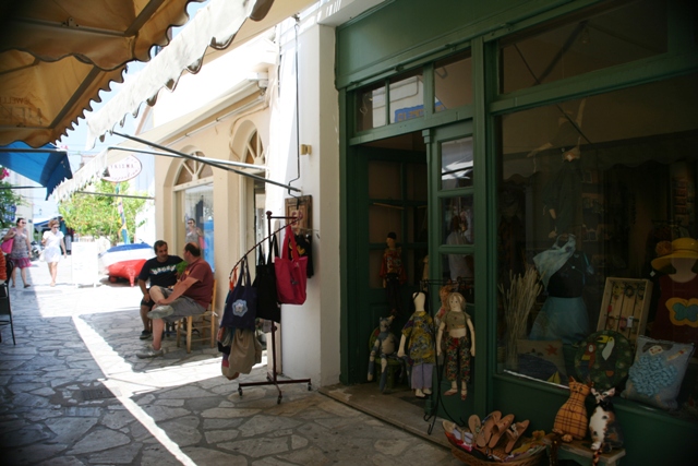 Poros Island - All types of souvenirs can be found on the back-streets